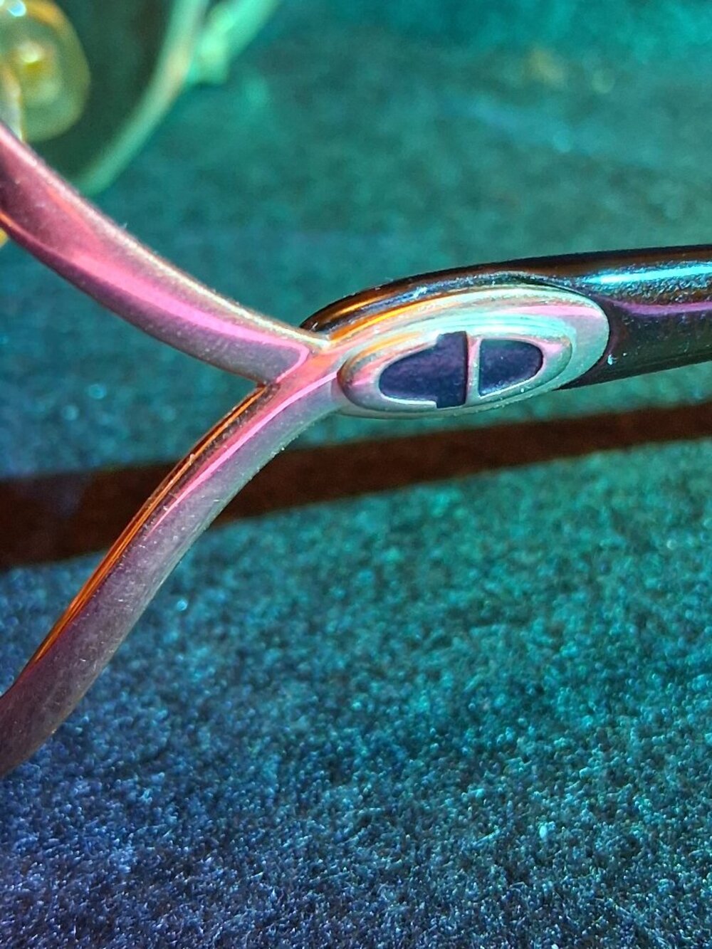 Christian Dior Vintage 70s/80s Oversized Butterfly Sunglasses 2056 Austria Gold - Picture 9 of 13